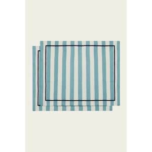 NEW LA DOUBLEJ linen placemat - set of 2 in riviera sky blue